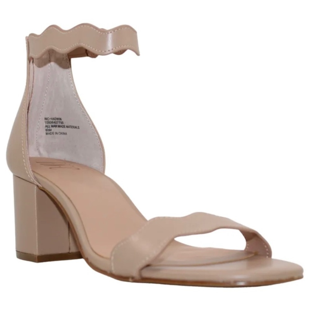 🖤🖤INC International Concepts Womens Hadwin Leather Open Toe Special Size 7